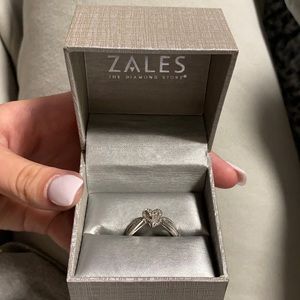 COPY - Zales diamond heart ring